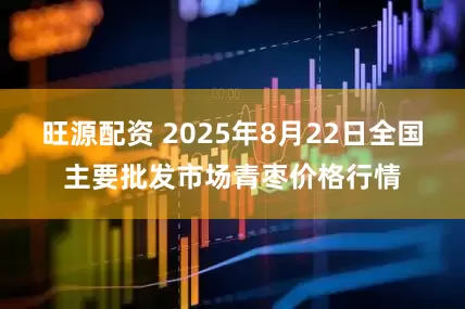 旺源配资 2025年8月22日全国主要批发市场青枣价格行情