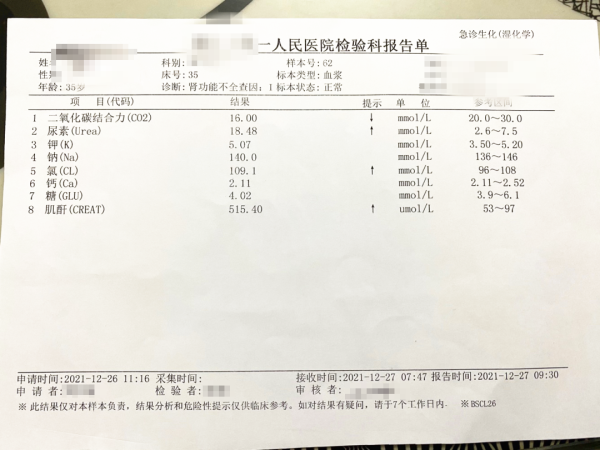 星星配资 血肌酐从515降到200多，维持稳定已4年！我与肾病和解的过程